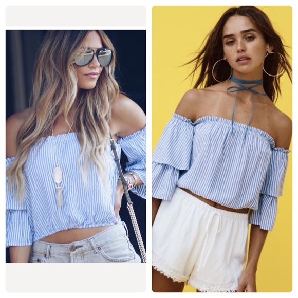 LAST 2! Off Shoulder Top - Picture 2 of 7